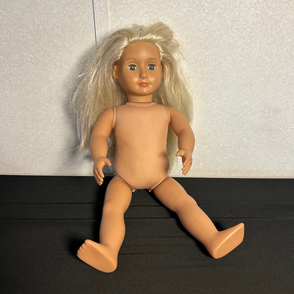 18-inch Our‎ Generation Girl doll by Battat Blonde Straight Hair Green eyes